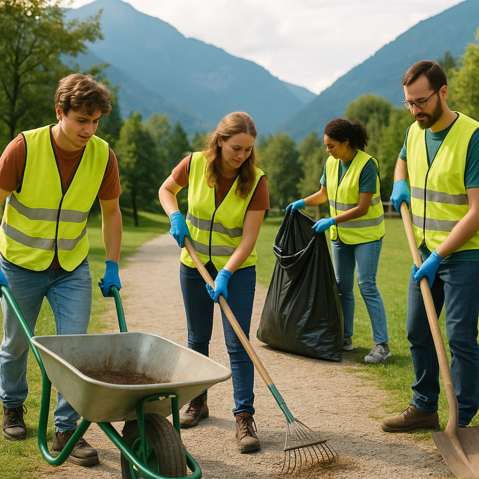 volontari lavoro pubblica utilità